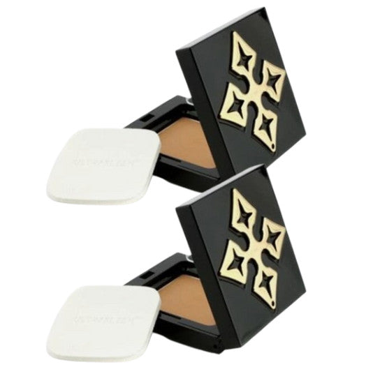 Gold Moisturizing Face Powder with Luminous Finish - 2 Pack