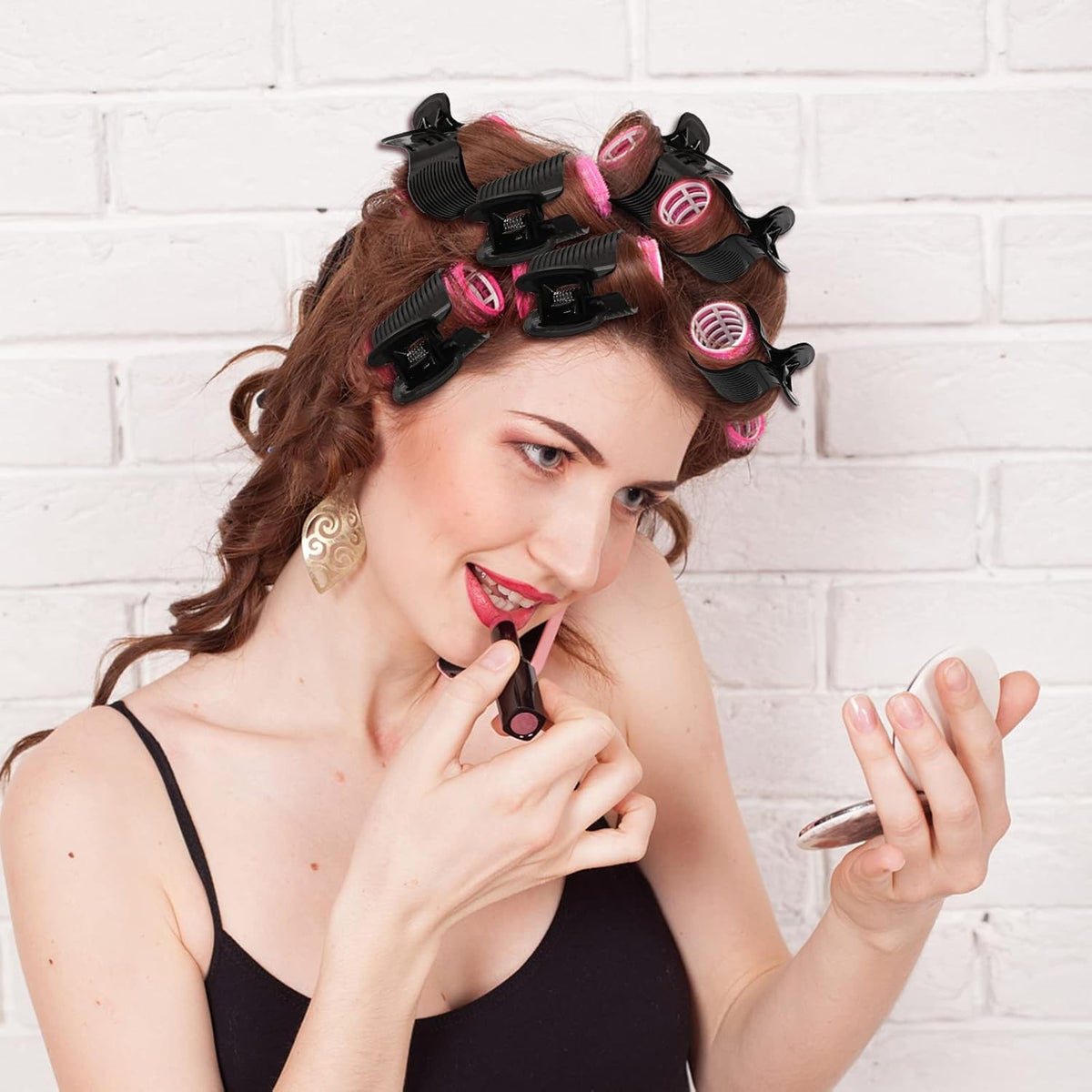Hot Roller Clips Hair Curler Claw Clips Replacement Set for Women