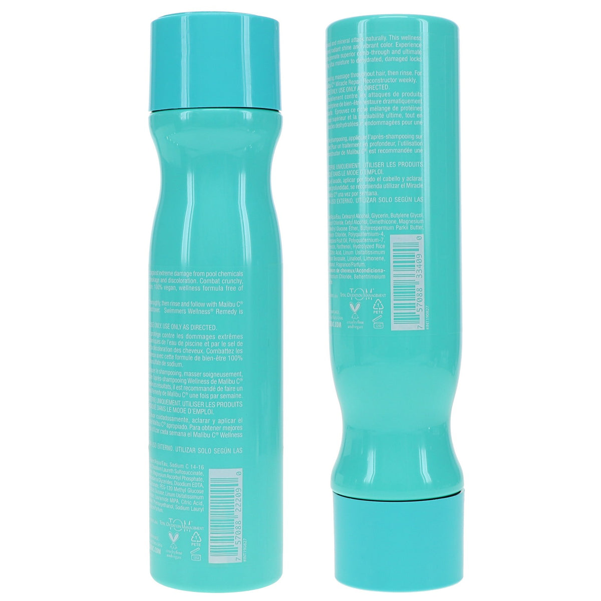 Swimmers Hair Care Set - Shampoo & Conditioner for Damaged Hair 9 oz Each