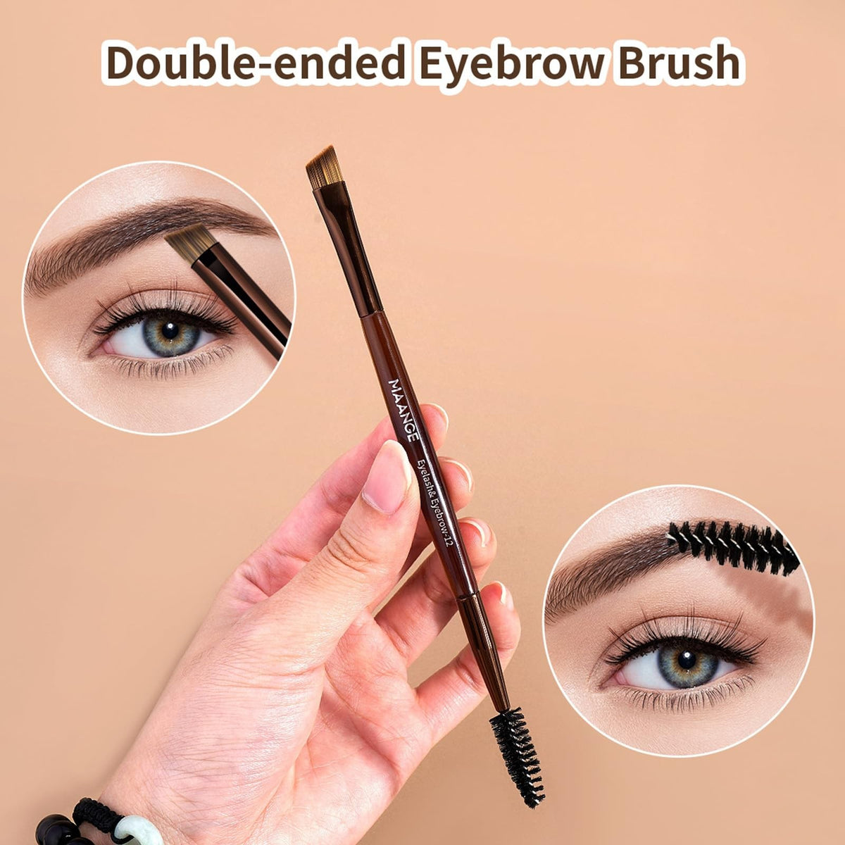 14-Piece Makeup Brush Set with Aluminum Ferrules - Premium Synthetic