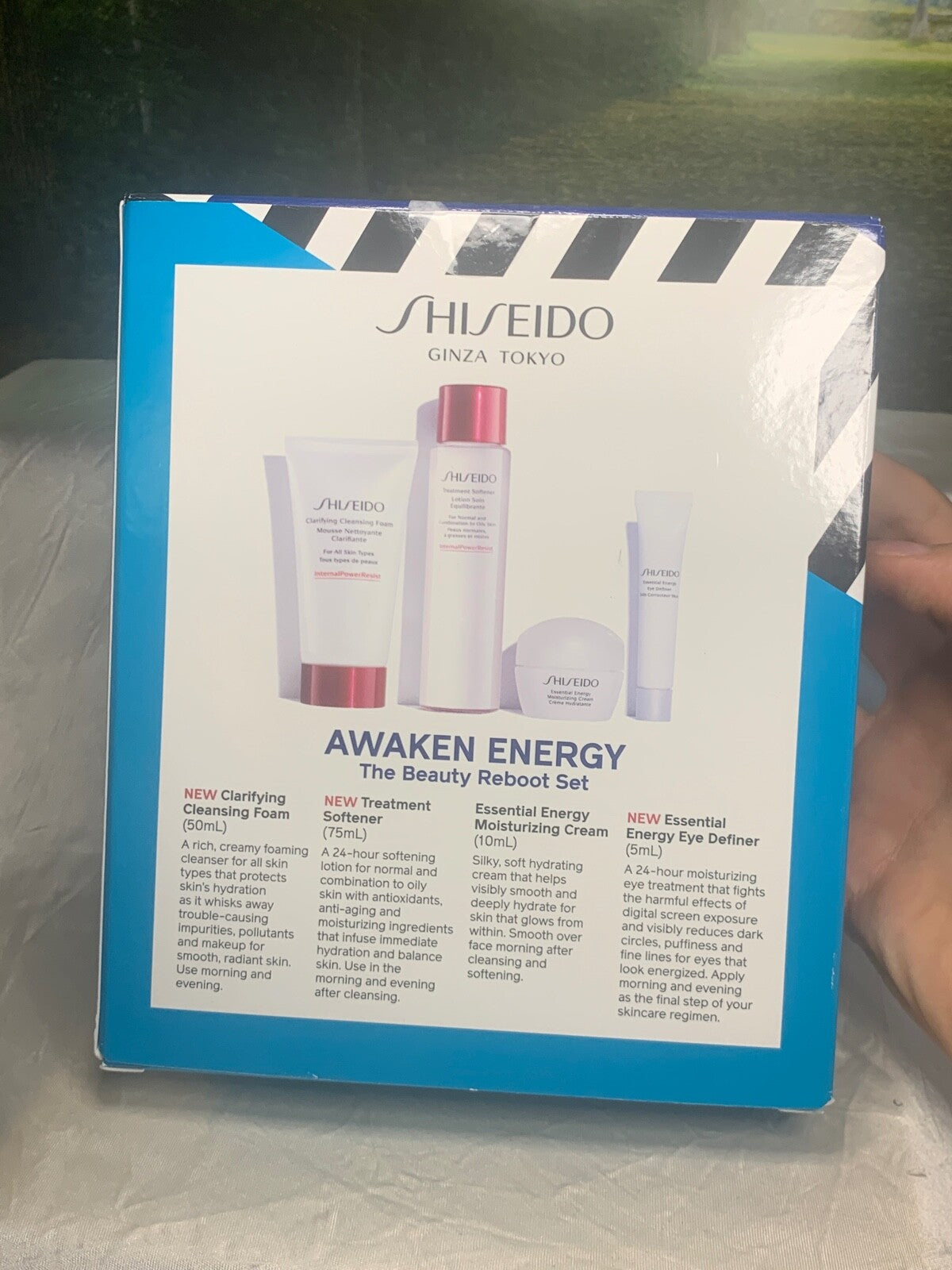 Shiseido Awaken Energy Beauty Reboot Set - 3 Piece Skincare Kit