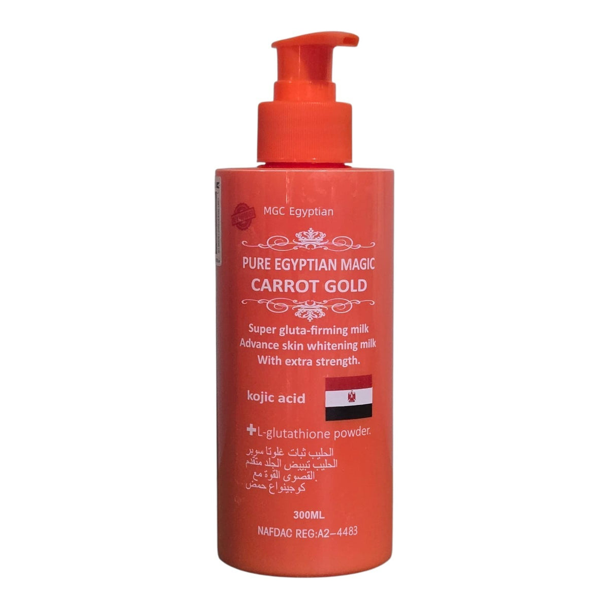 Egyptian Carrot Gold Whitening Milk - Gluta & Firming 300ml