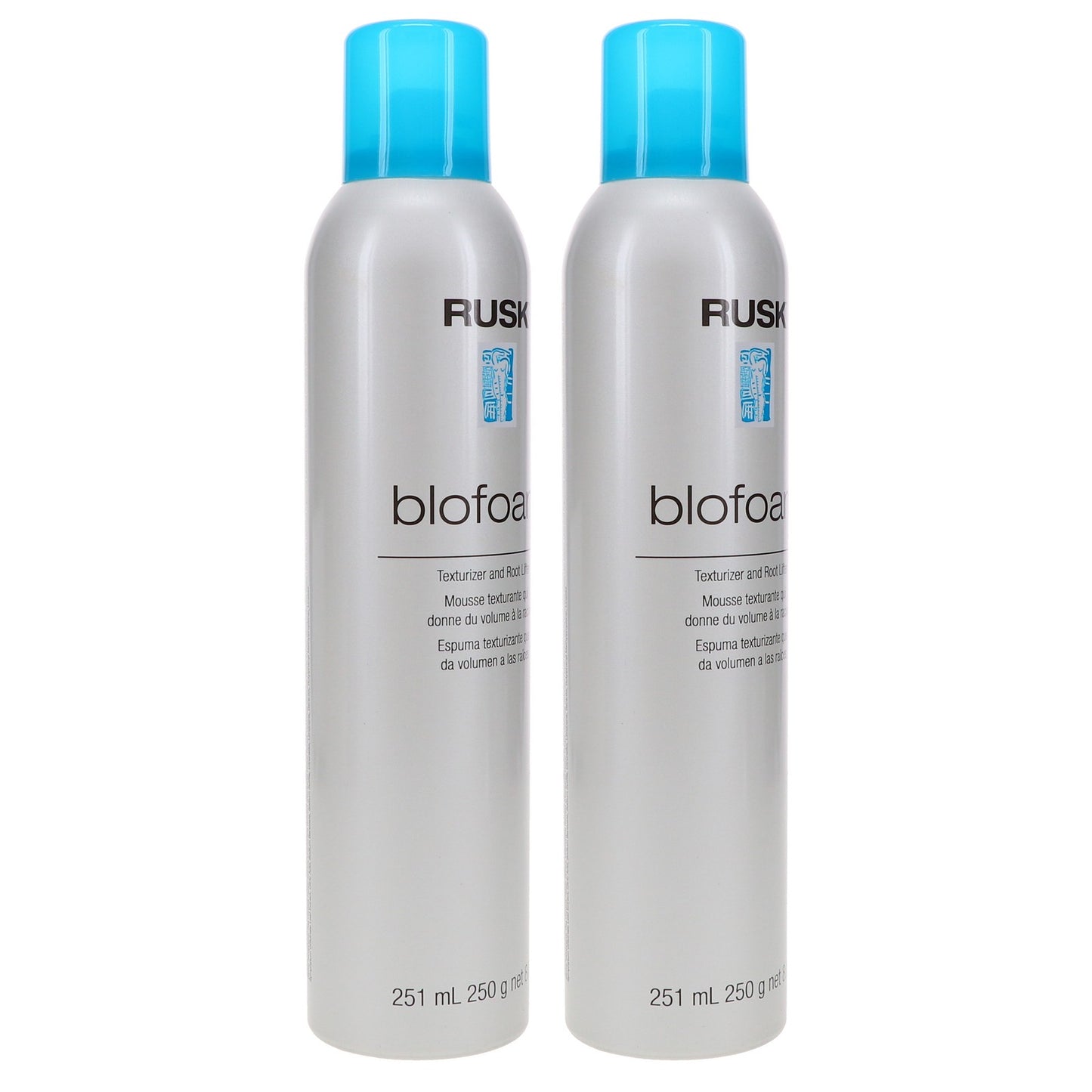 Rusk Blofoam Texturizer & Root Lifter Foam - Amplifies Curly Hair 8.8 oz 2 Pack