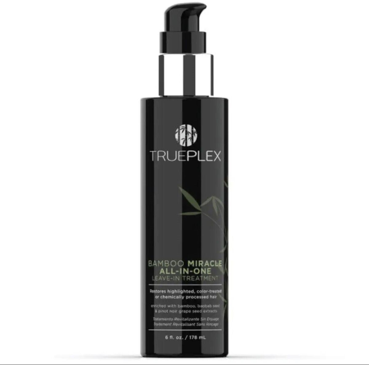 Miracle Bamboo Leave-In Hair Treatment 6 Fl Oz - All-in-One Nourishing Spray