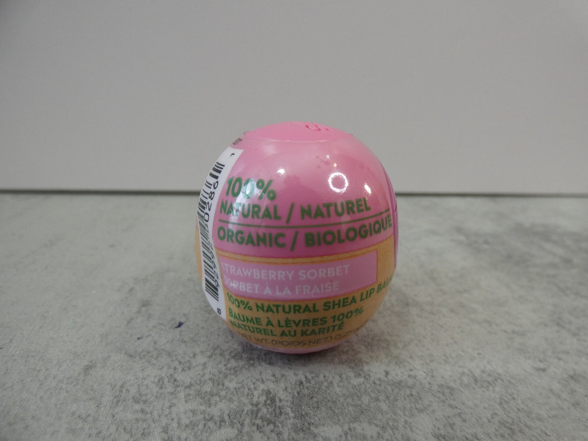 Lip Balm with Strawberry Sorbet Flavor - 0.25 oz Sealed