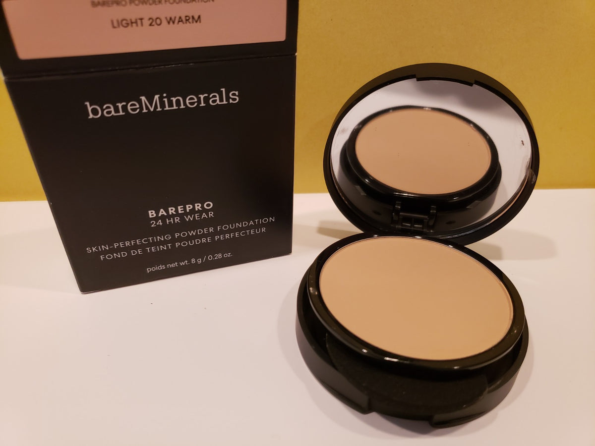 Bare Minerals BarePro 24HR Skin-Perfecting Powder Foundation Light 20 Warm