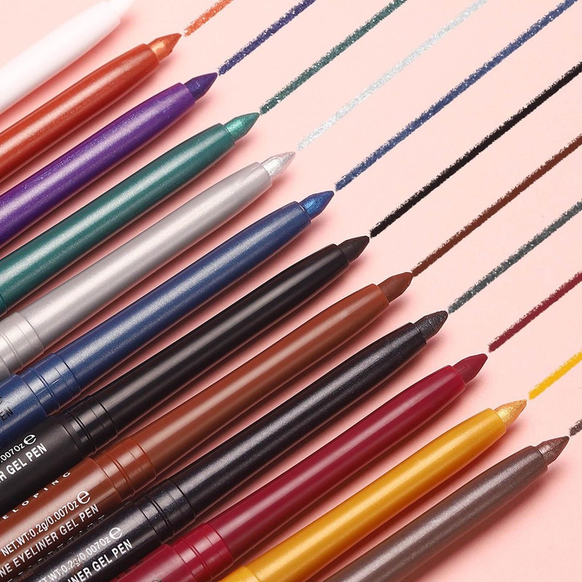 Waterproof Blue Eyeliner Pencil - Smudge-Proof, Retractable, Vegan & Cruelty-Free Makeup