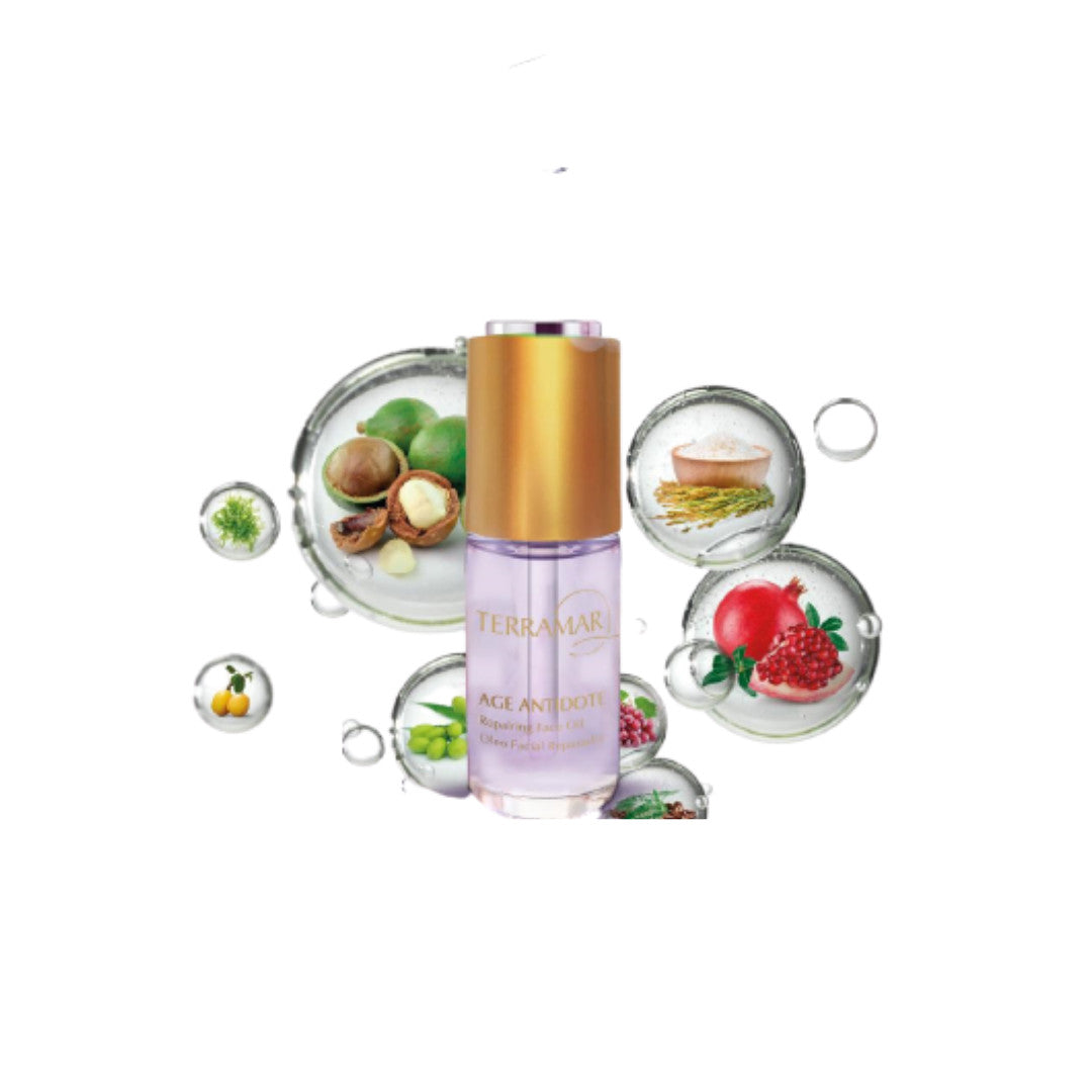 Imperfection-Reducing Facial Oil with 7 Super Oils for Skin Repair & Hydration