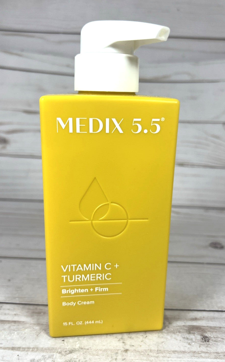 MEDIX 5.5 Vitamin C + Turmeric Brighten Firm Body Cream 15oz (2Pack)