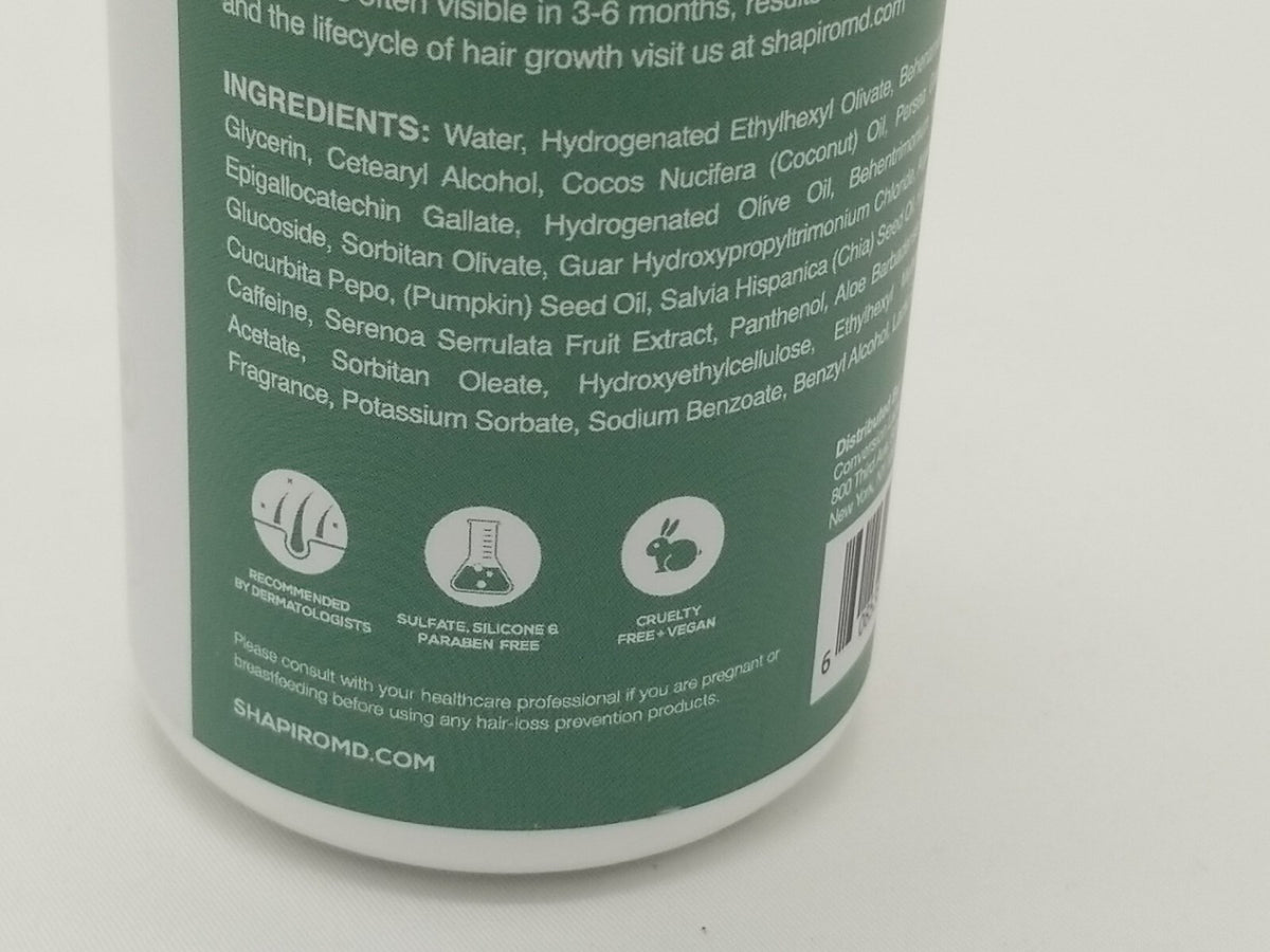 SHAPIRO MD Hair Therapy Conditioner 8 fl oz ~ DHT Blocking, Sulfate
