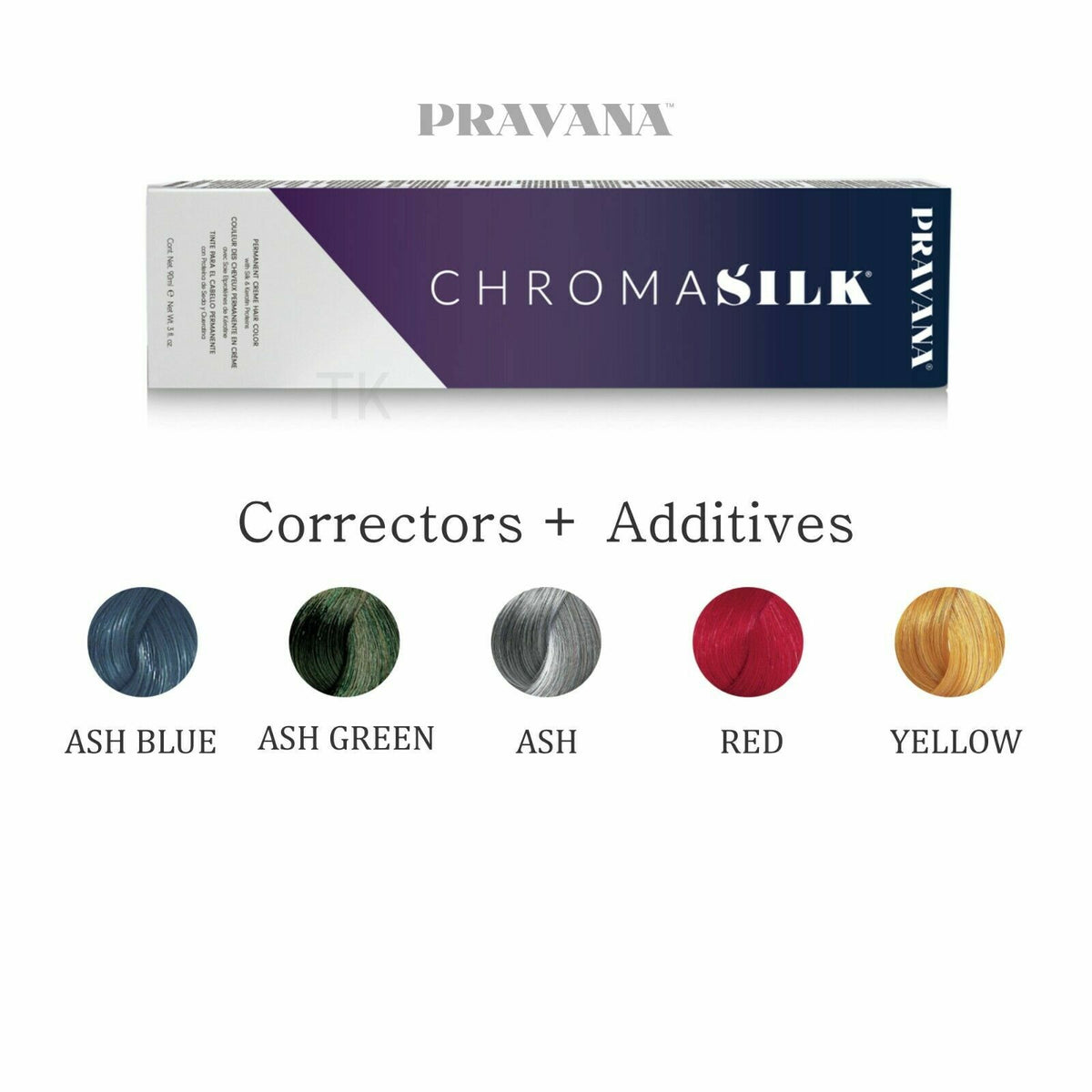 PRAVANA CHROMASILK Permanent Creme Hair Color 3oz