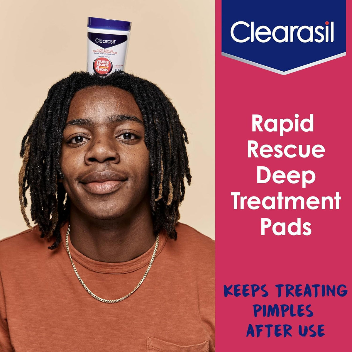 Deep Acne Treatment Pads with 2% Salicylic Acid for Fast Pimple Relief