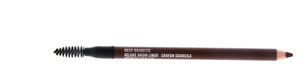 Eyebrow Pencil Set with Spoolie - Deep Brunette, Long-Lasting & Smudge-Resistant | 2 Pack