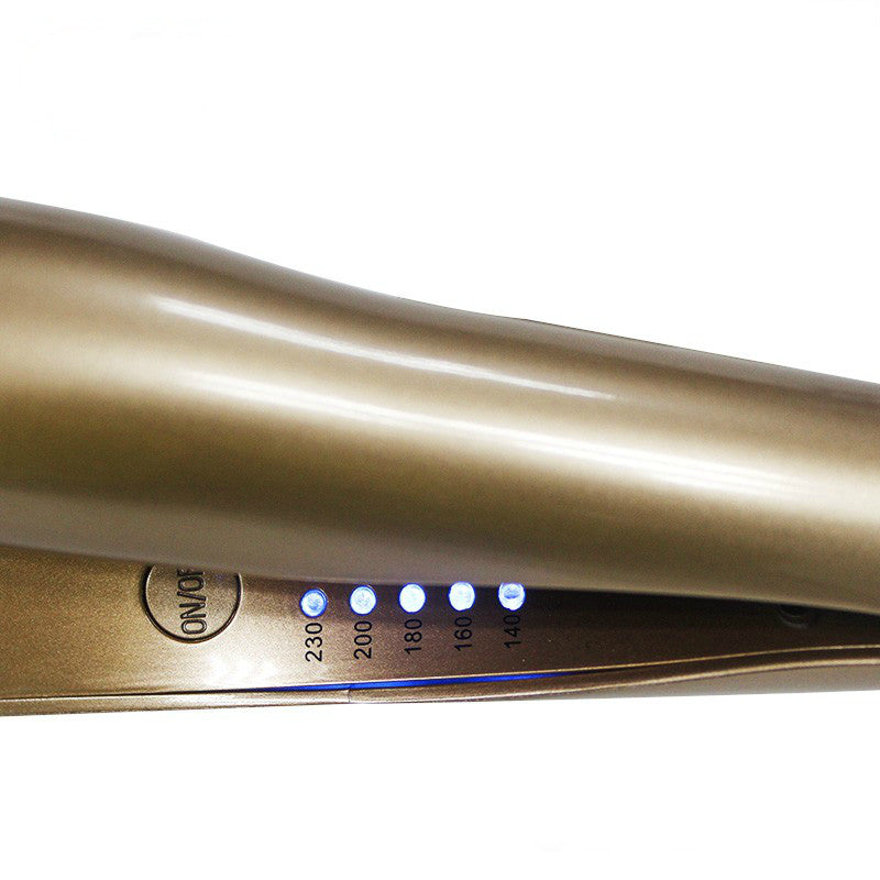 2-in-1 Hair Curler and Flat Iron - Digital Temp Control, Salon Quality