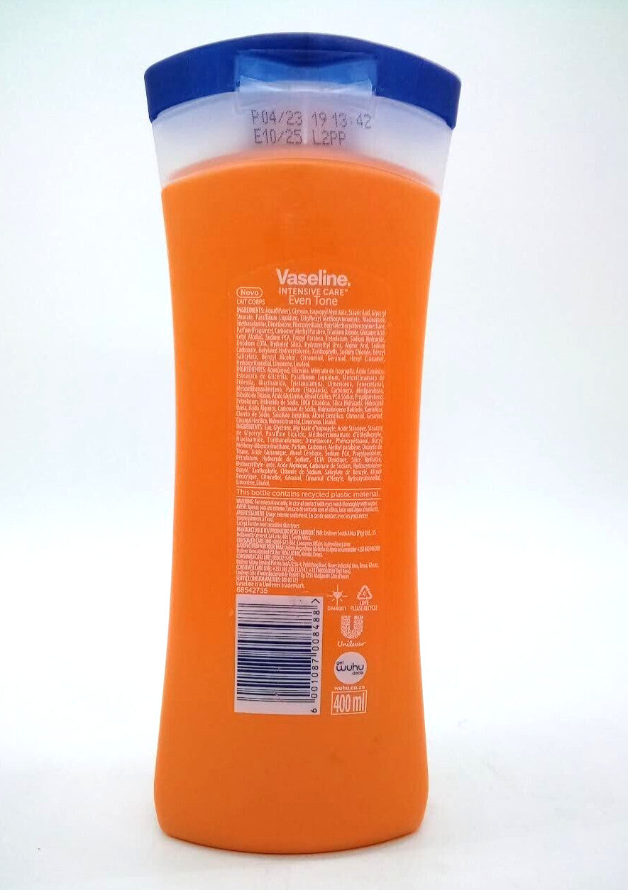 Vaseline Even Tone Lotion SPF 10 with Vitamin B3 - 2 Pack