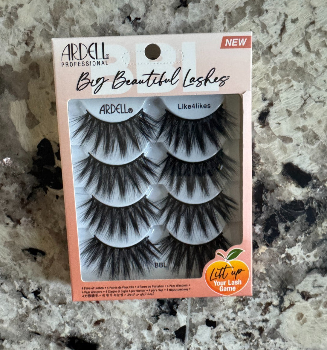 Ardell False Eyelashes 4 Pairs Medium Length Flared Cat Eye Style