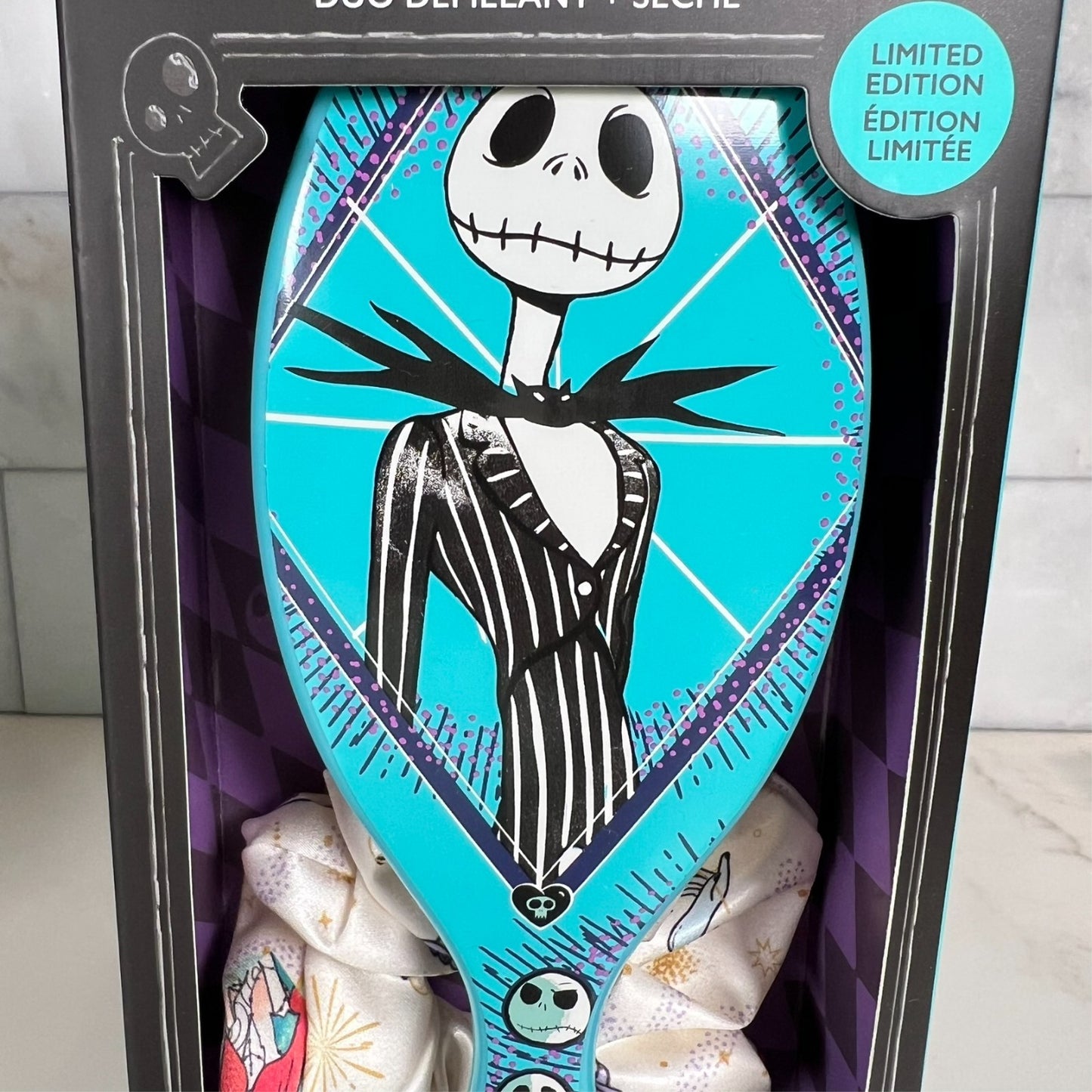 Disney Nightmare Before Christmas Detangler Brush Jack & Sally Limited Edition