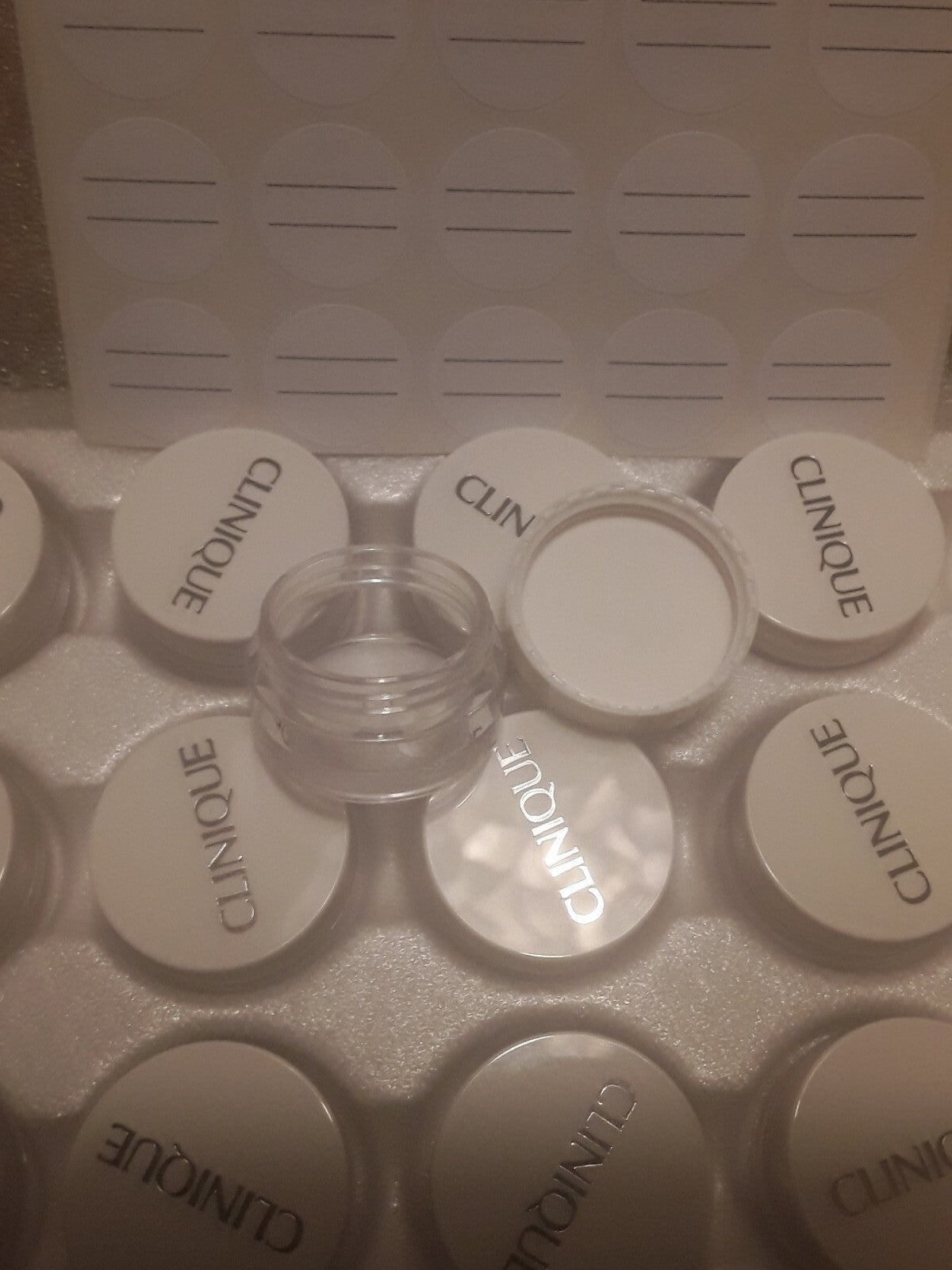 50 Pack Clear 5g Empty Cosmetic Pots - Small Reusable Container Jars