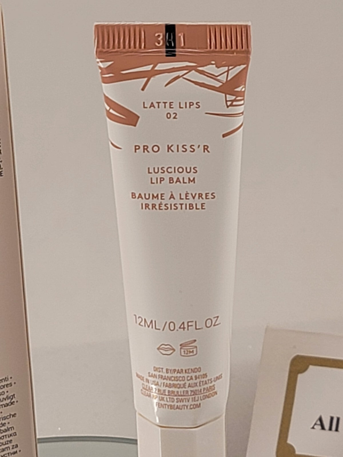 Lip Balm Set - Fenty Pro Kiss'r Luscious Sheer Lip Moisturizer 0.4 fl oz