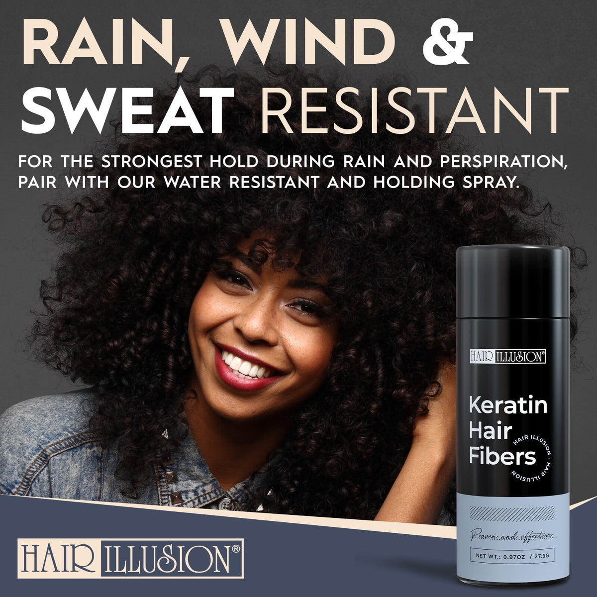 Keratin Hair Fibers for Bald Spot & Hair Loss Concealer
