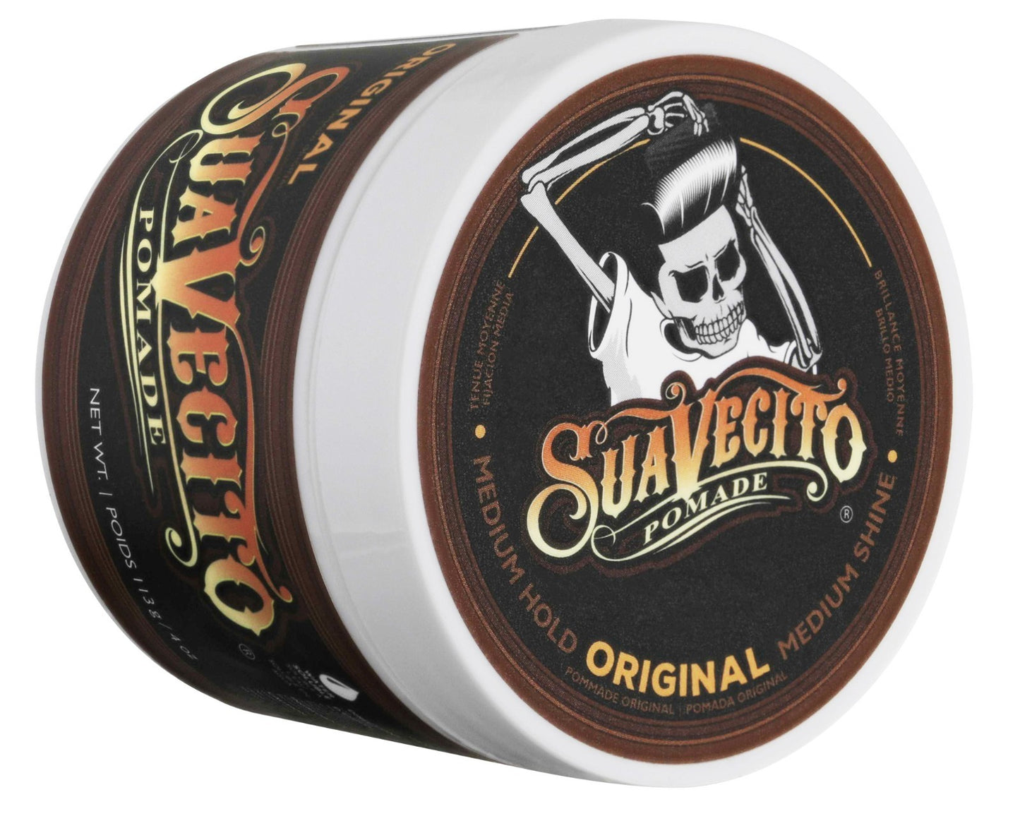 Suavecito Original Hold Pomade 5 Pack - Water-Based Strong Hold Styling