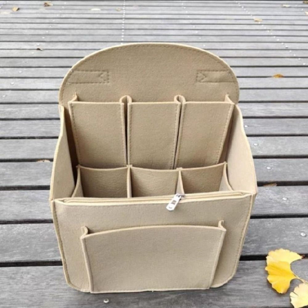 Portable Makeup Organizer Insert for Travel Backpack & Bags - Divider & Storage
