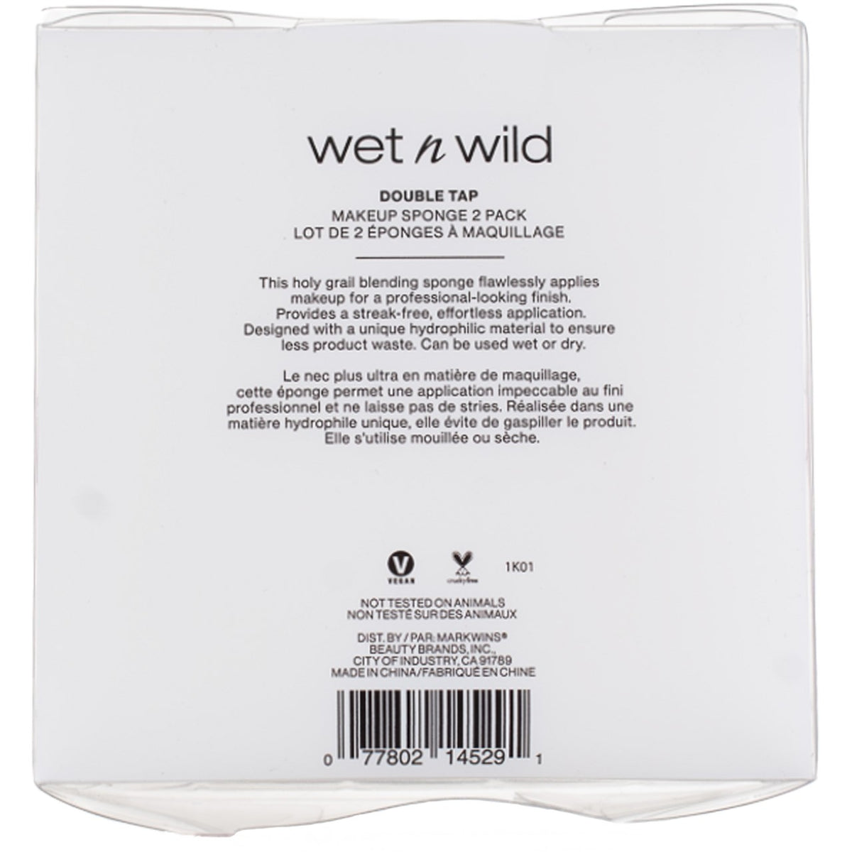 Wet n Wild Double Tap Makeup Sponge Set - 2 Pack for Flawless Foundation