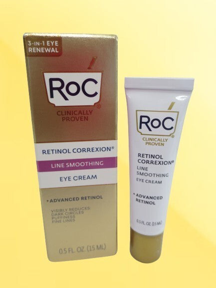 Retinol Eye Cream Set - Line Smoothing, 0.5 oz x 2