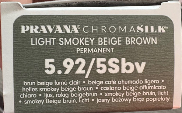 PRAVANA CHROMASILK Permanent Creme Hair Color 3oz
