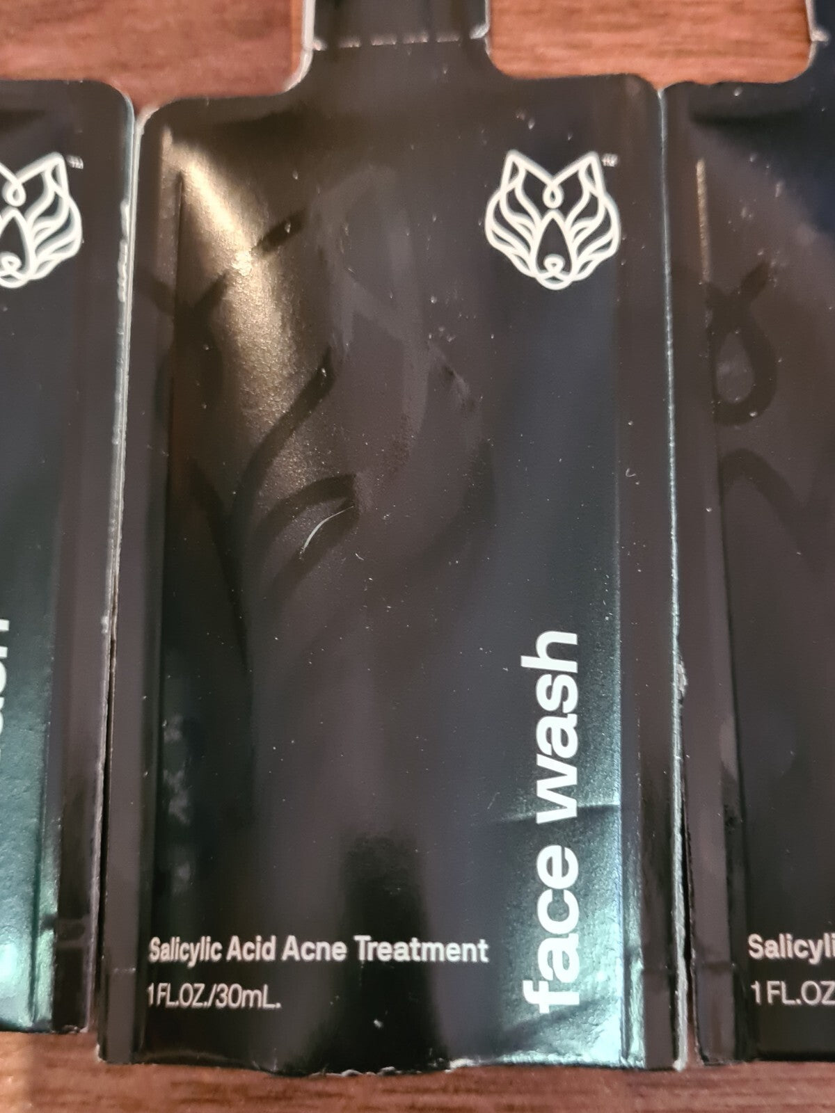 20-Pack Salicylic Acid Face Wash for Acne Treatment - 1 oz Each