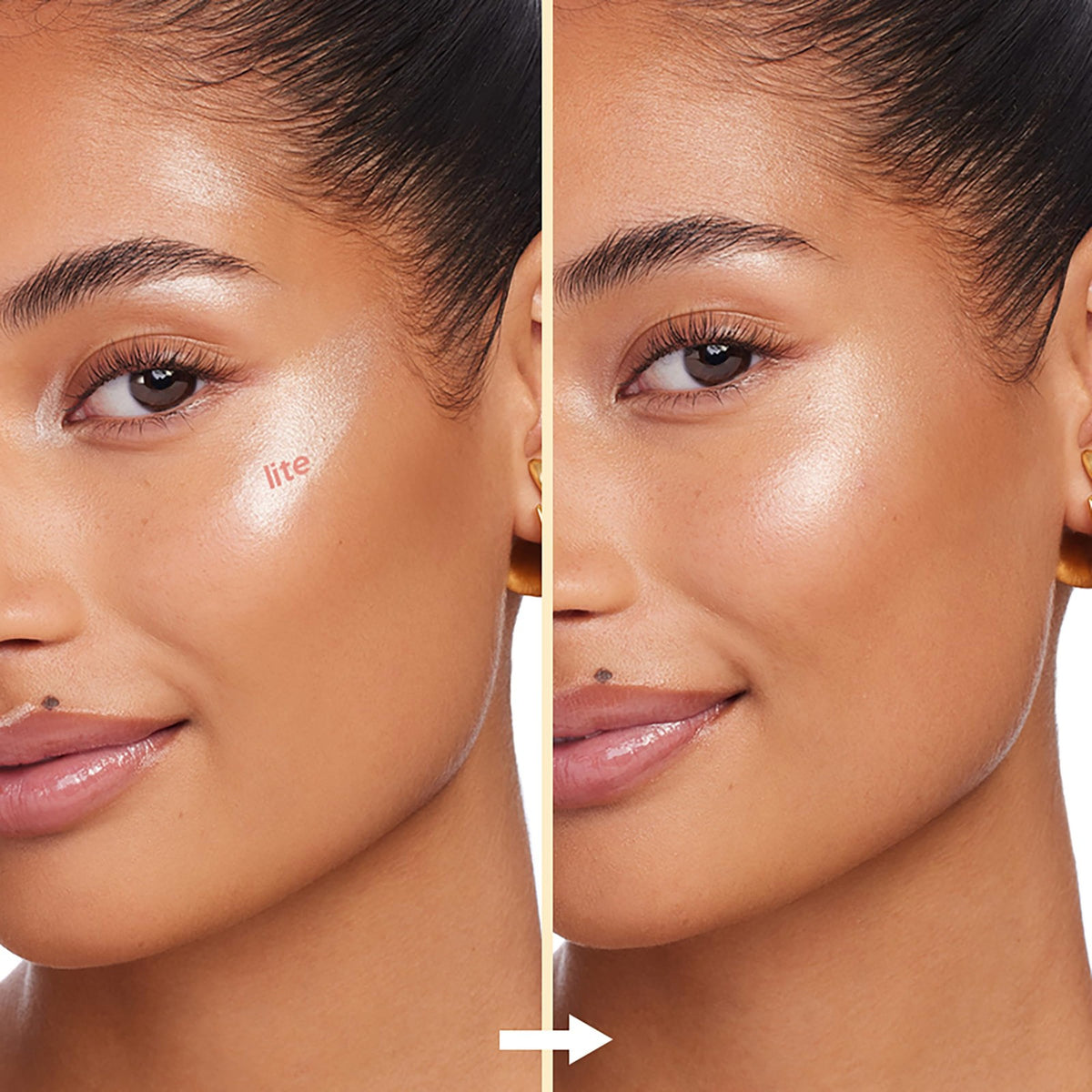 Cream Highlighter Stick for Face & Makeup - Glazey Finish, 0.33 oz
