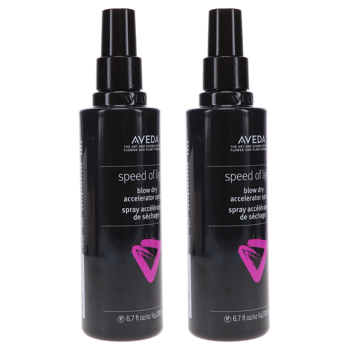 Aveda Speed of Light Blow Dry Accelerator Spray 6.7 oz - 2 Pack