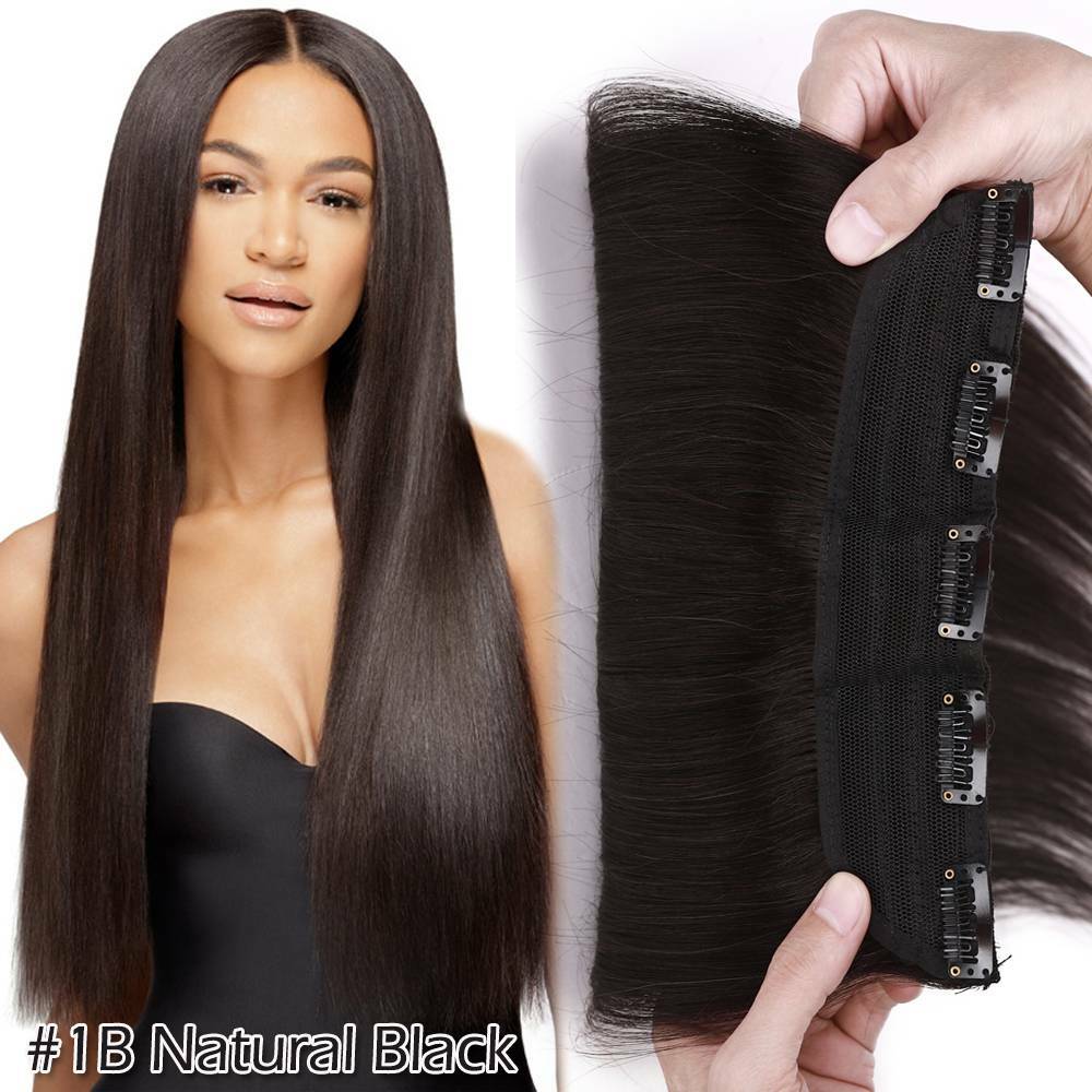 Clip-In Human Hair Extensions Full Head Highlight Straight