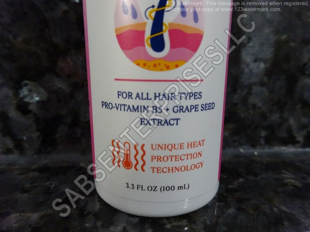 Natural Sense Heat Protectant Hair Mist Spray for All Hair Types - 6 Pack, 3.3 fl oz