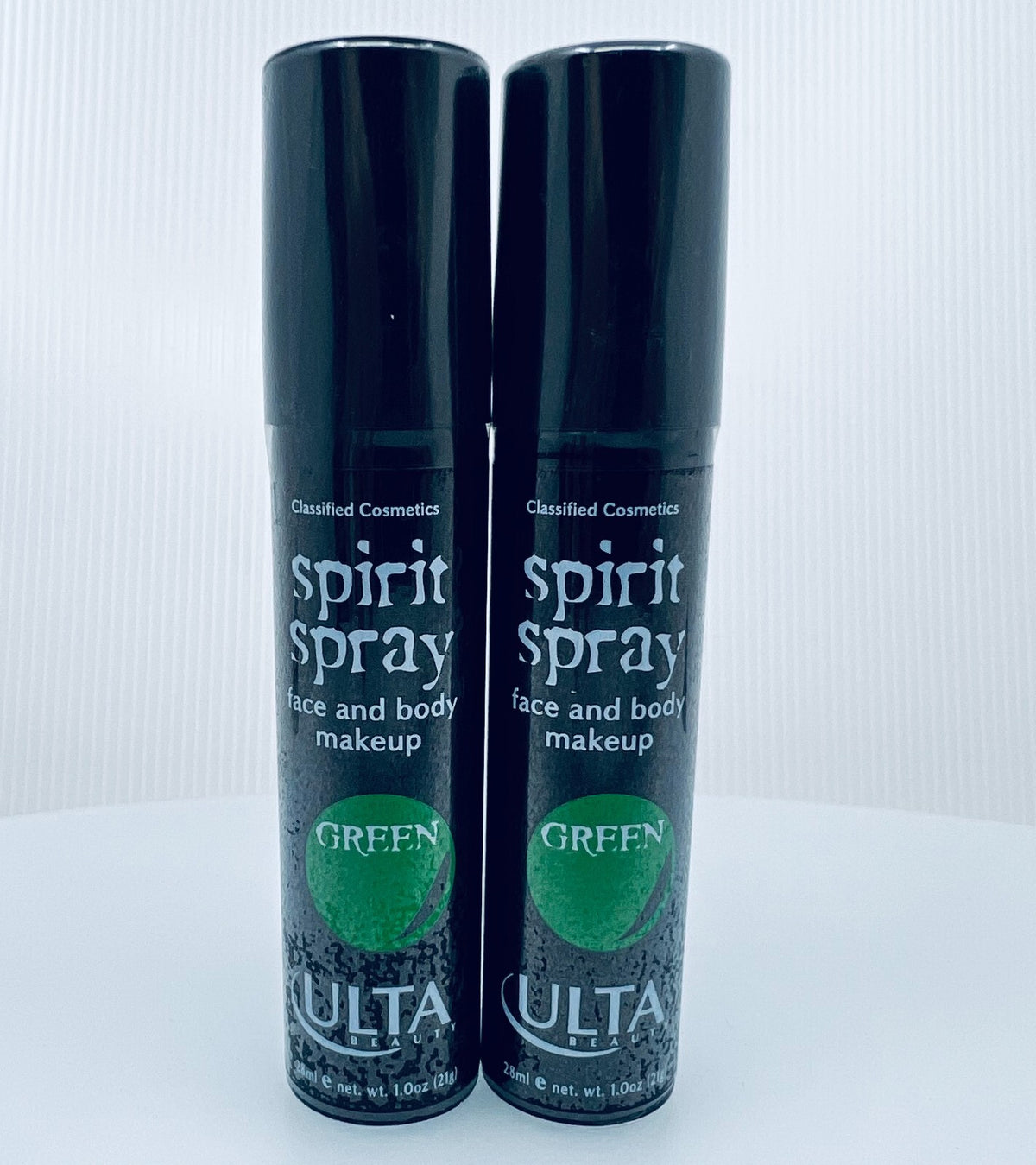 Costume Face and Body Spray Makeup 2-Pack - Multiple Colors for Halloween & Themed Costumes