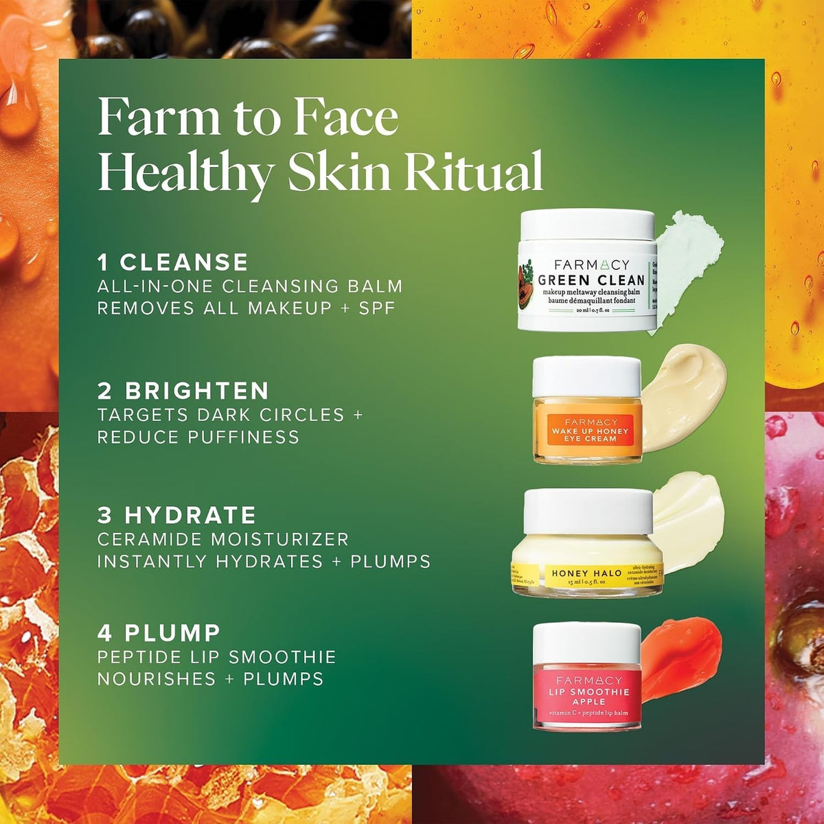 Hydrating Skin Care Set - Travel Essentials for Glowing Skin, 4-Piece