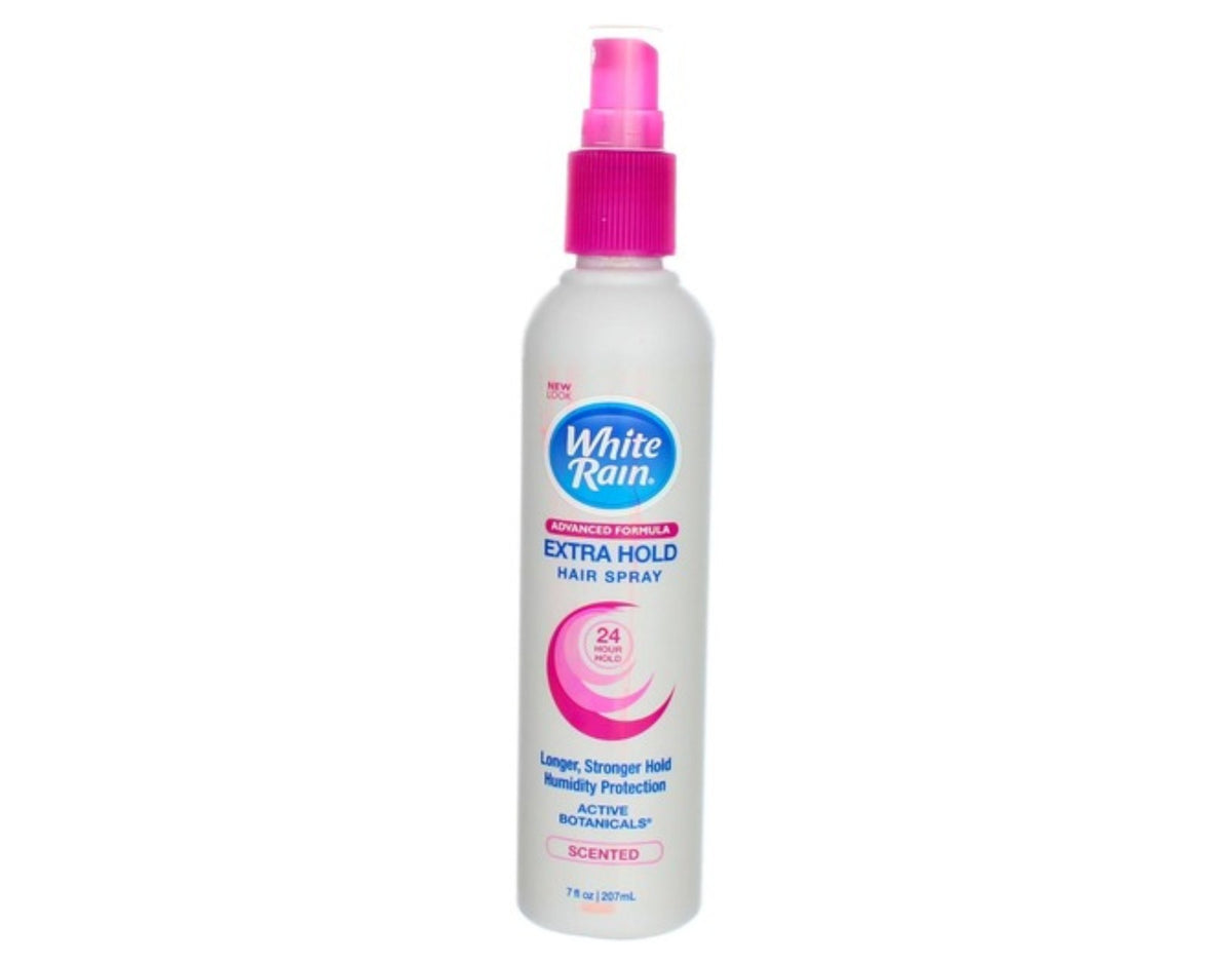 White Rain Extra Hold Hair Spray 7oz Pack of 6 - Humidity & All-Day Style
