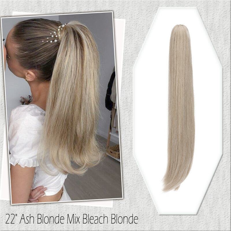 Fake Ponytail Clip-In Hair Extension Thick Natural Look 14 Inches