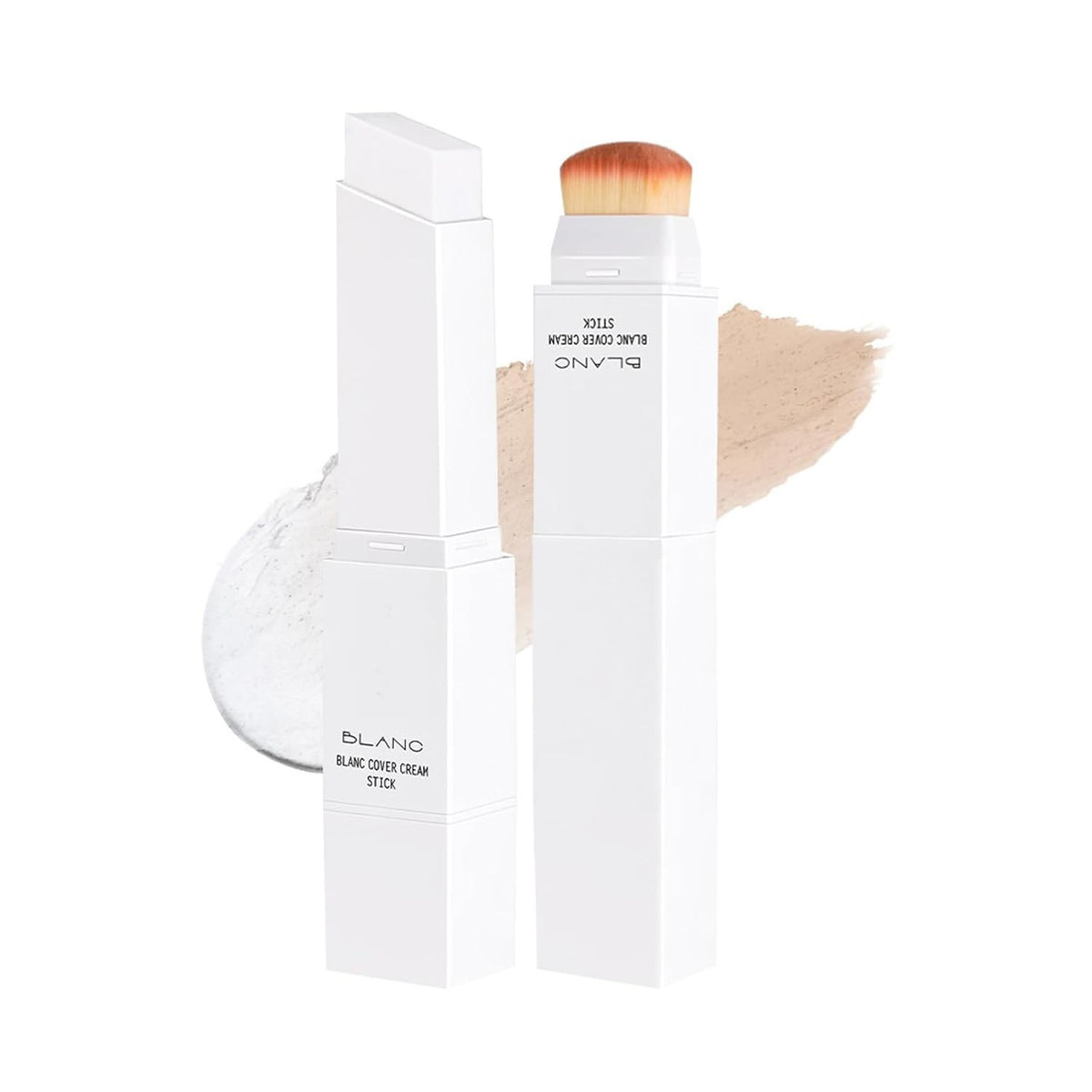 Color Changing Foundation Stick with Brush - Natural Finish Makeup