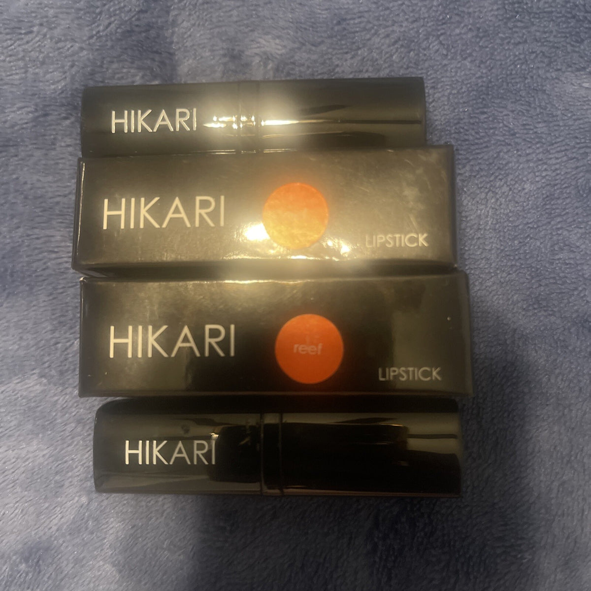 Hikari Lipstick Reef Shade NIB - 0.13 oz Each, Lot of 2