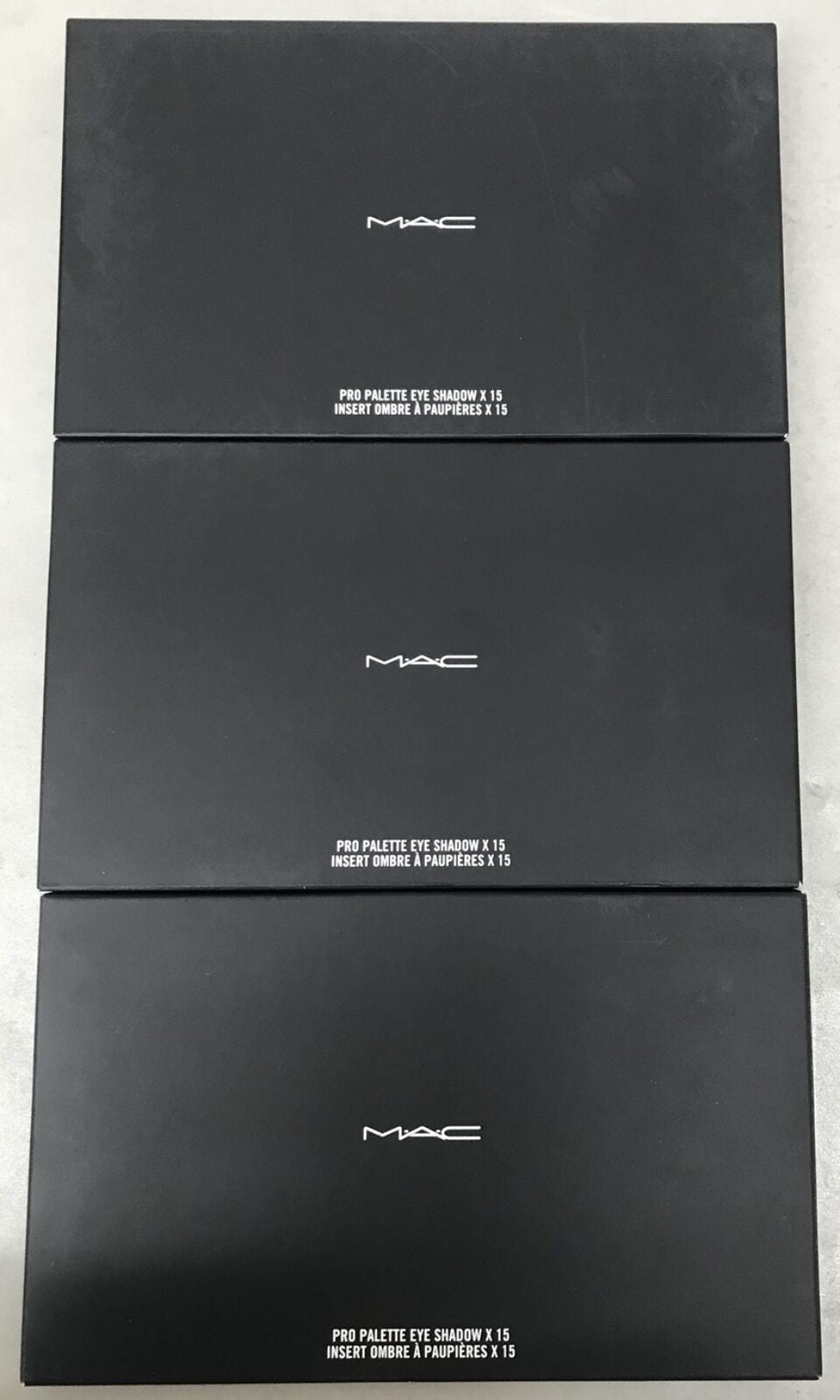 Empty 15-Pan Makeup Palette Inserts for MAC Pro Eyeshadow Palettes - Set of 3