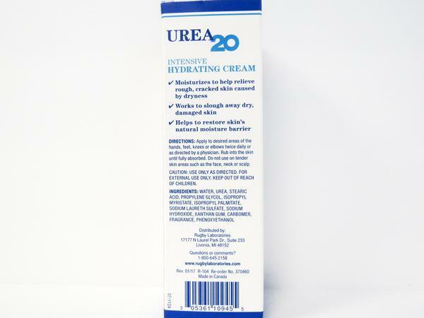 UREA 20 Intensive Hydrating Cream 3 oz