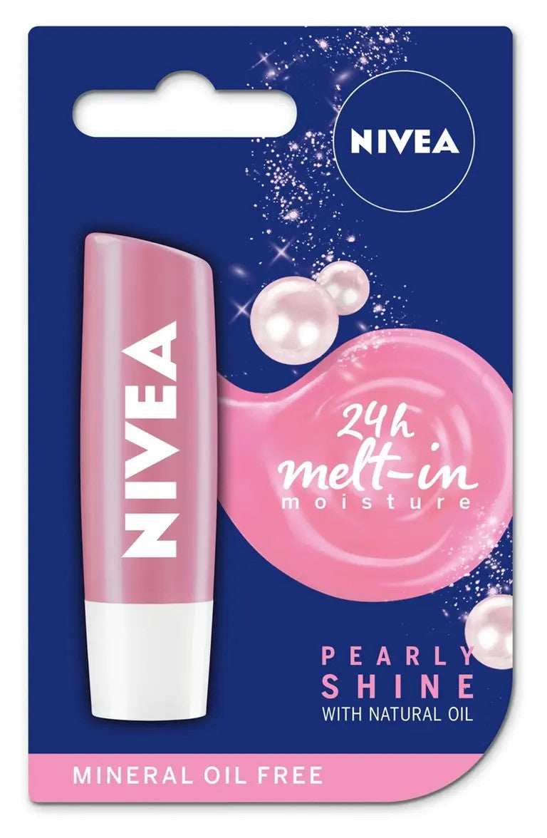 Nivea Shimmer Lip Care Stick Set - Soft, Smooth, Radiant Lips
