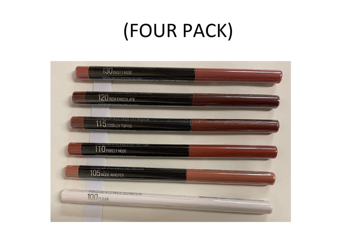 (4 Pack) Maybelline Color Sensational Shaping Lip Liner Set