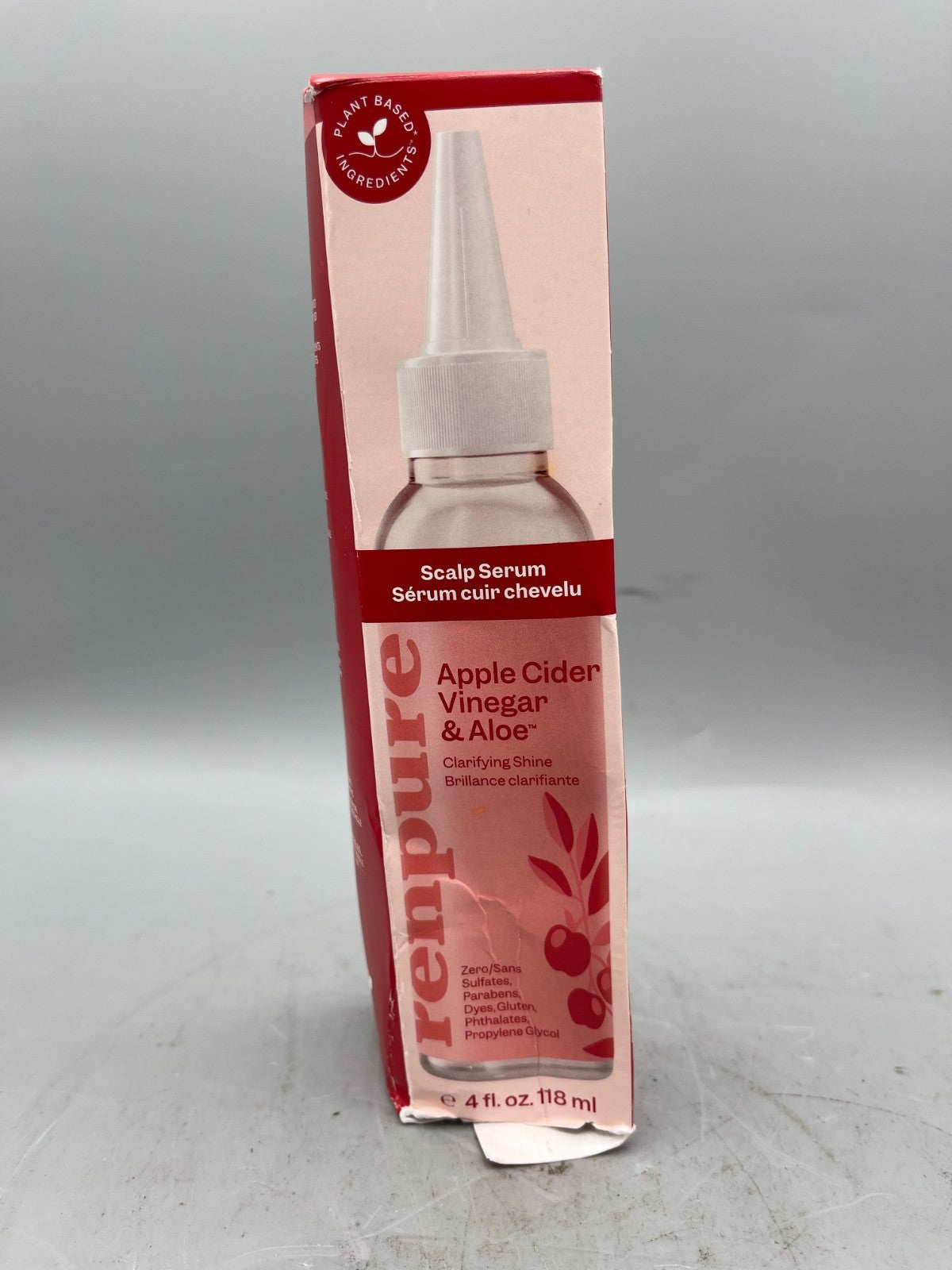 Plant-Based Scalp Serum with Cider Vinegar & Aloe 4 fl oz