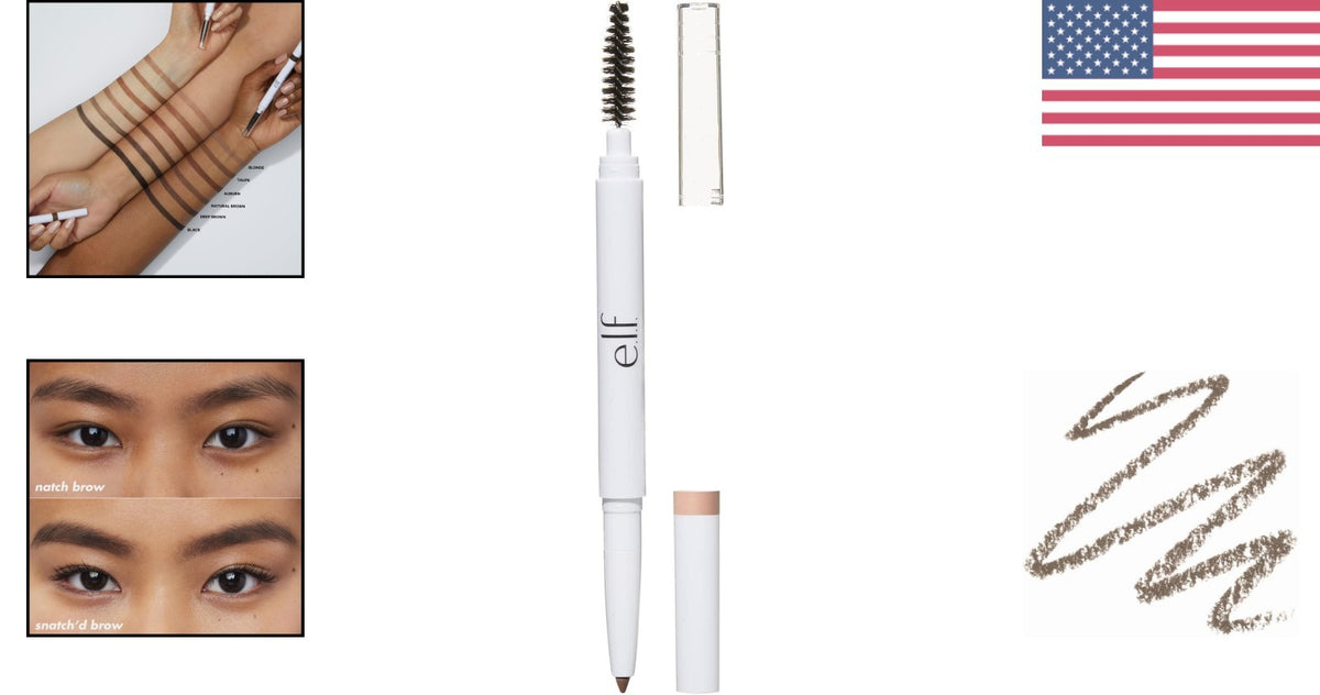 Light Blondes Brow Pencil with Clear Wax Dual-Ended & Smudge-Proof
