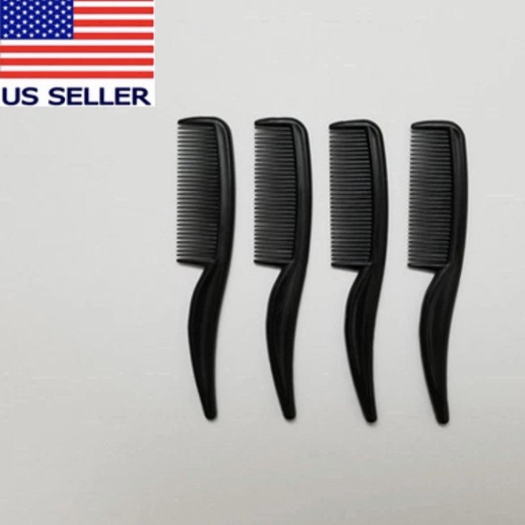 Mini Travel Mustache & Eyebrow Comb Set of 4 for Grooming