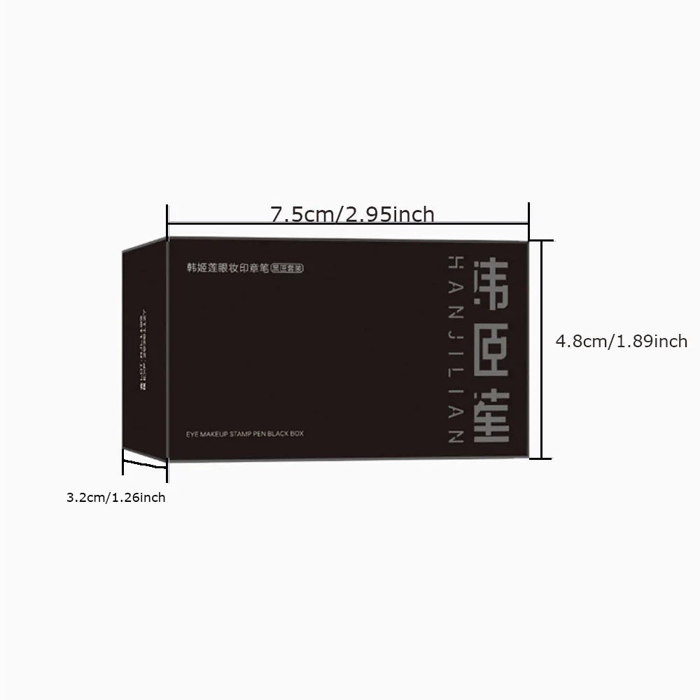 3-in-1 Portable Eye Makeup Stamp Kit for Eyeliner & Beauty Marks