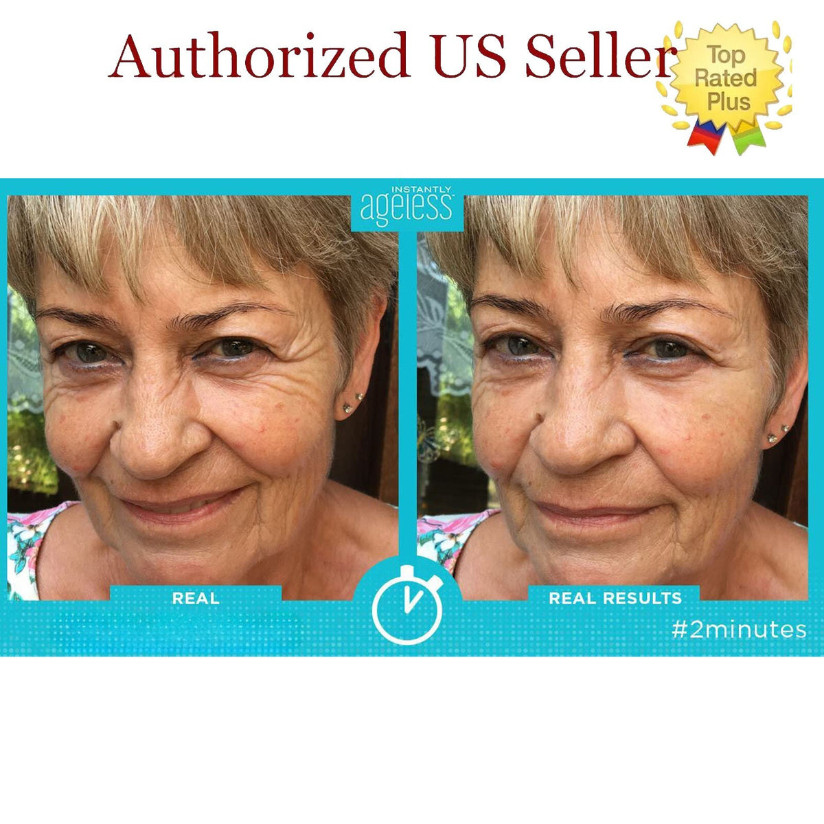 Instantly Ageless Wrinkle Remover Vials - Facelift & Anti-Aging Cream Set