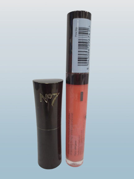 NO7 High Shine Lip Gloss Set with Pink Slip and Ruby Moisture Drench, 2 Pieces